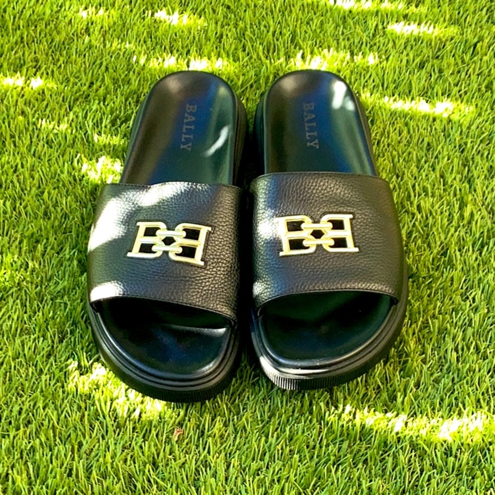 BALLY Men’s Leather Slides